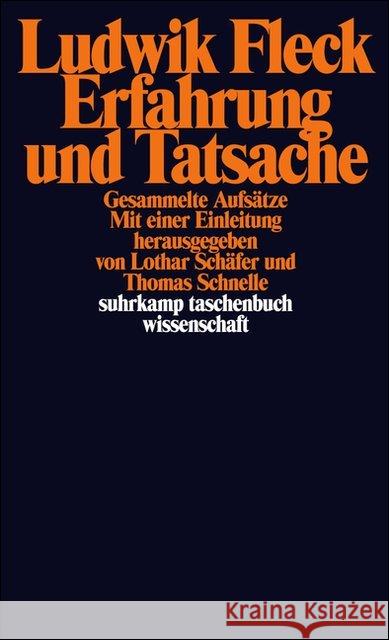 Erfahrung und Tatsache : Gesammelte Aufsätze Fleck, Ludwik   9783518280041 Suhrkamp - książka