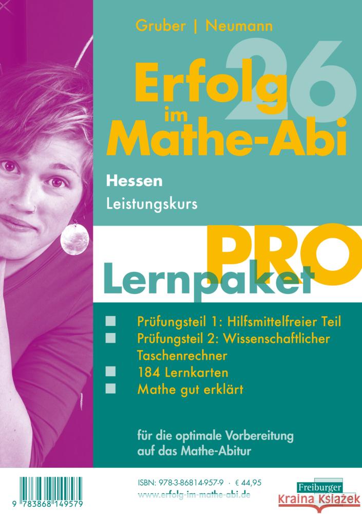 Erfolg im Mathe-Abi 2026 Hessen Lernpaket 'Pro' Leistungskurs Gruber, Helmut, Neumann, Robert 9783868149579 Freiburger Verlag GmbH - książka