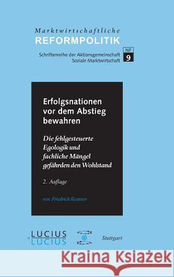 Erfolgsnationen vor dem Abstieg bewahren Friedrich Reutner 9783828204966 Walter de Gruyter - książka