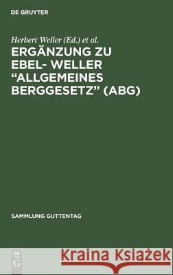 Ergänzung zu Ebel- Weller 