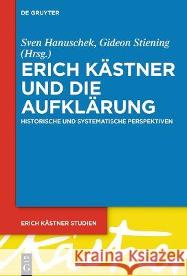 Erich Kästner und die Aufklärung  9783111085043 De Gruyter - książka