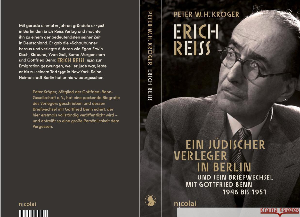 Erich Reiss Kröger, Peter W. H. 9783964761408 Nicolai Berlin - książka