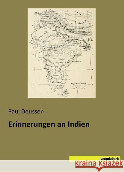 Erinnerungen an Indien Deussen, Paul 9783957703439 Saxoniabuch.de - książka