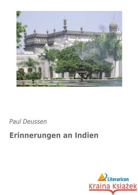 Erinnerungen an Indien Deussen, Paul 9783959133531 Literaricon - książka
