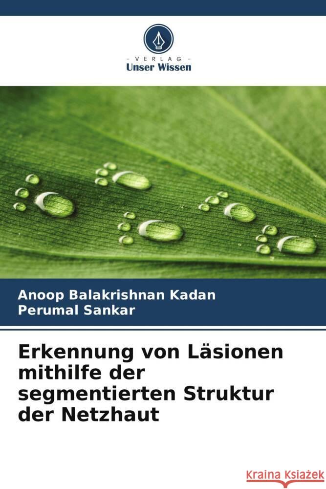 Erkennung von Läsionen mithilfe der segmentierten Struktur der Netzhaut Balakrishnan Kadan, Anoop, Sankar, Perumal 9786208239367 Verlag Unser Wissen - książka