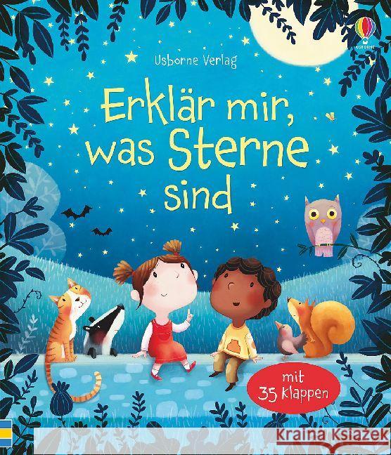 Erklär mir, was Sterne sind : Mit 35 Klappen Daynes, Katie 9781782328872 Usborne Verlag - książka