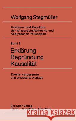 Erklärung Begründung Kausalität Matthias Varg 9783540118046 Springer - książka