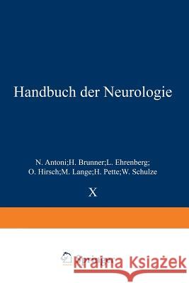 Erkrankungen Der Wirbelsäule Des Schädels Mit Nebenhöhlen Und Der Hüllen Antoni, N. 9783540012337 Springer - książka