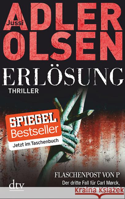 Erlösung : Thriller. Flaschenpost von P Der dritte Fall für Carl Mørck, Sonderdezernat Q Thriller Adler-Olsen, Jussi 9783423214933 DTV - książka