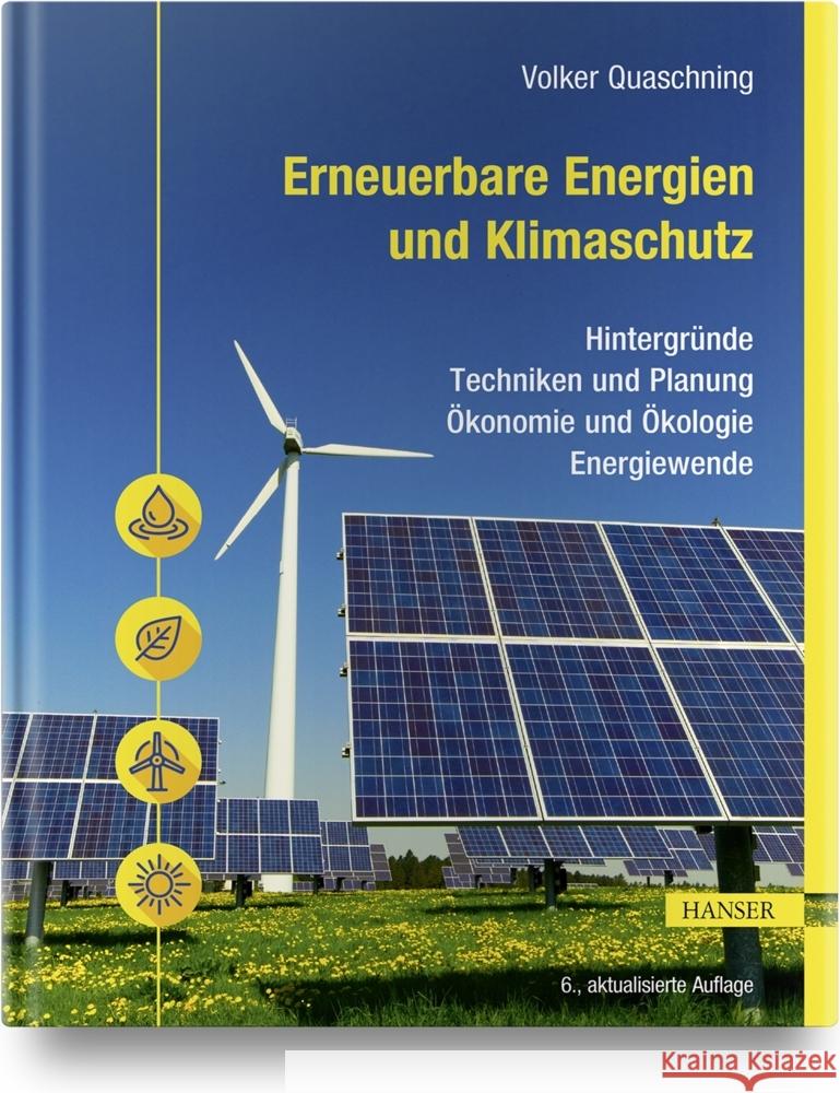 Erneuerbare Energien und Klimaschutz Quaschning, Volker 9783446468672 Hanser Fachbuchverlag - książka