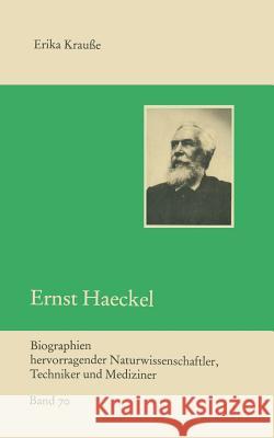 Ernst Haeckel Erika Krausse 9783322003928 Vieweg+teubner Verlag - książka