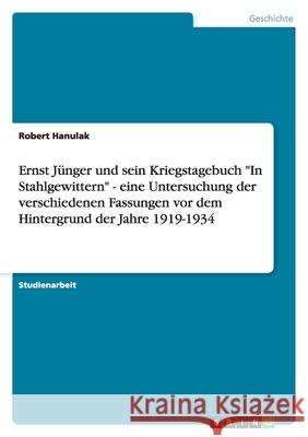 Ernst Jünger und sein Kriegstagebuch 