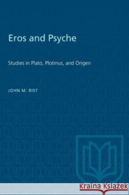 EROS PSYCHE STUDIES PLATO PLOTINUS  9781487585150 TORONTO UNIVERSITY PRESS - książka