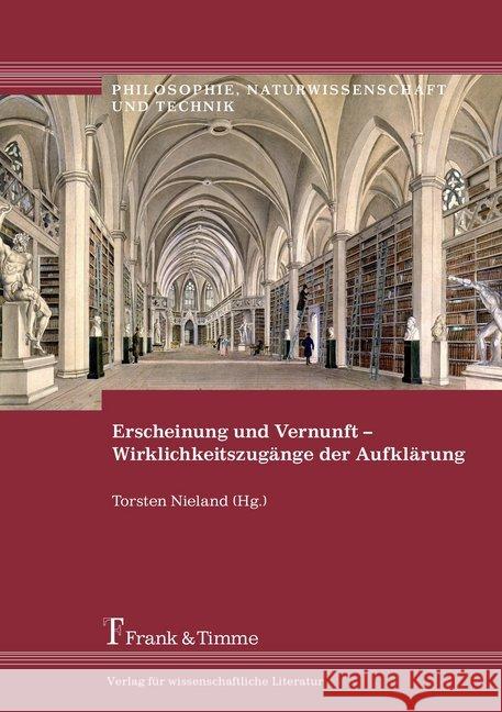 Erscheinung und Vernunft - Wirklichkeitszugänge der Aufklärung  9783732905201 Frank & Timme - książka