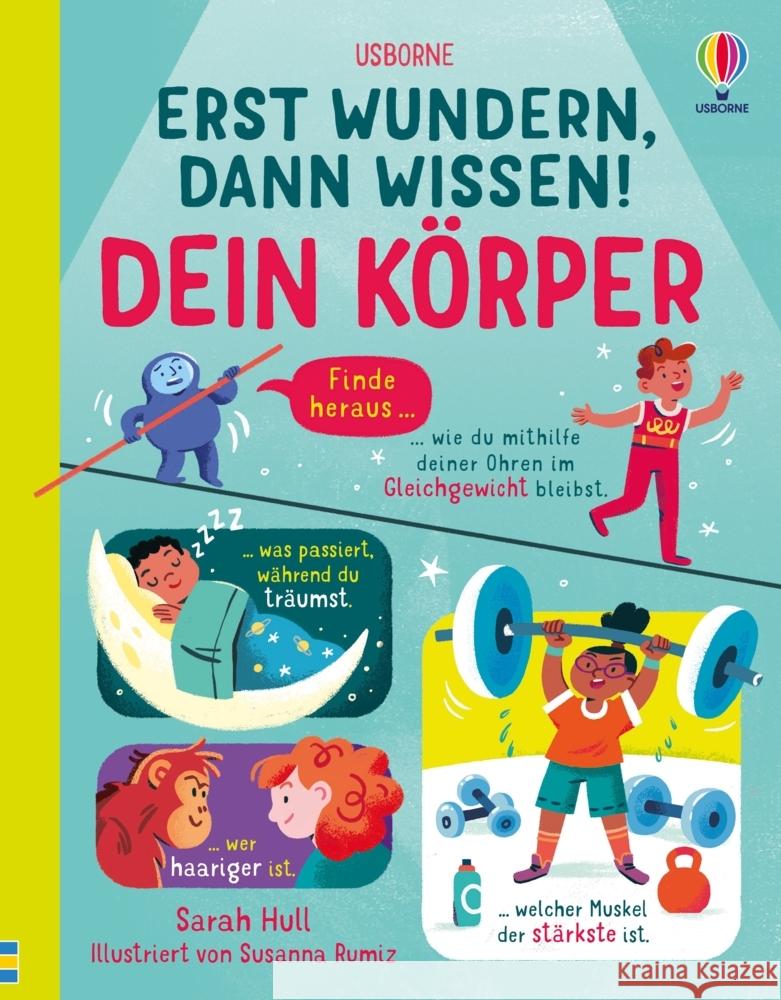 Erst wundern, dann wissen! Dein Körper  9781035701391 Usborne Verlag - książka