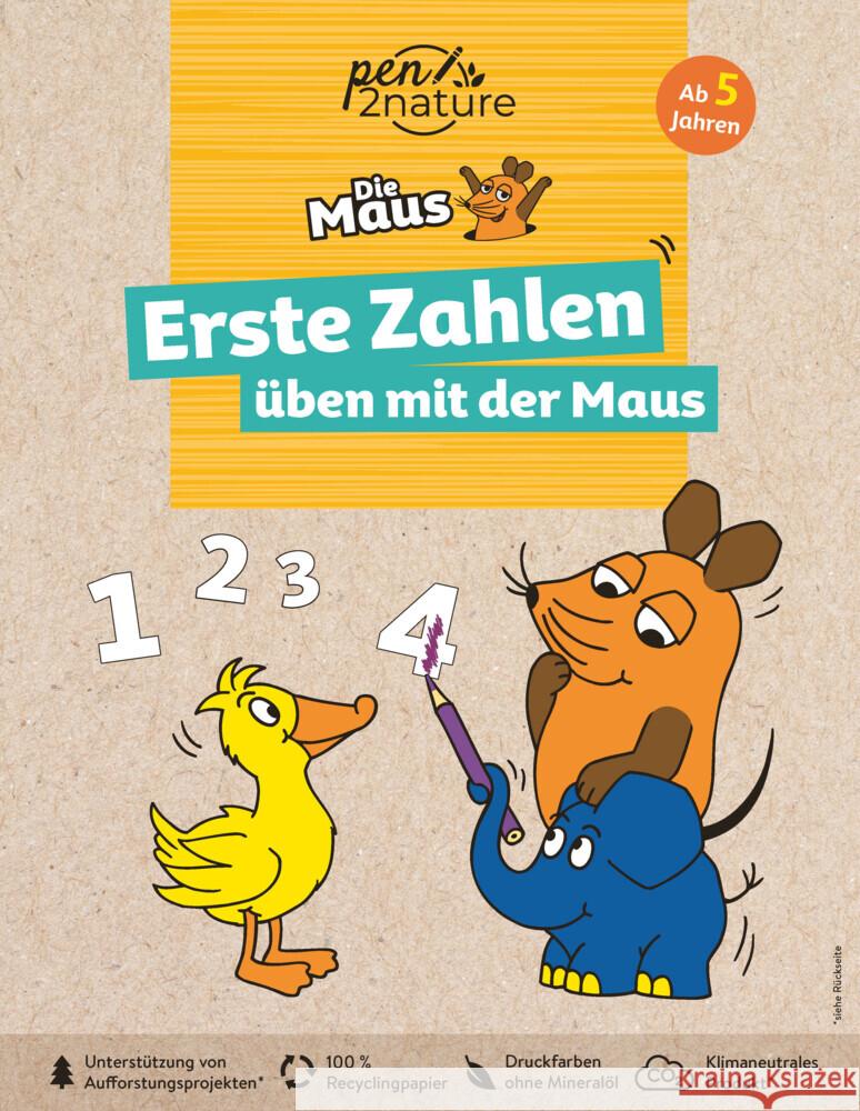 Erste Zahlen üben mit der Maus pen2nature 9783987640438 Good Life Books & Media GmbH - książka