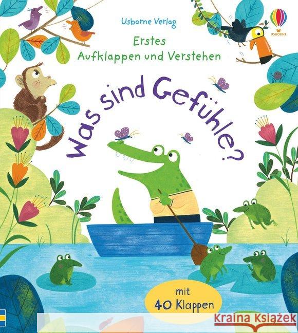 Erstes Aufklappen und Verstehen: Was sind Gefühle? : Mit 40 Klappen Daynes, Katie 9781789412420 Usborne Verlag - książka