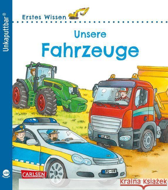 Erstes Wissen: Unsere Fahrzeuge Klose, Petra 9783551036063 Carlsen - książka