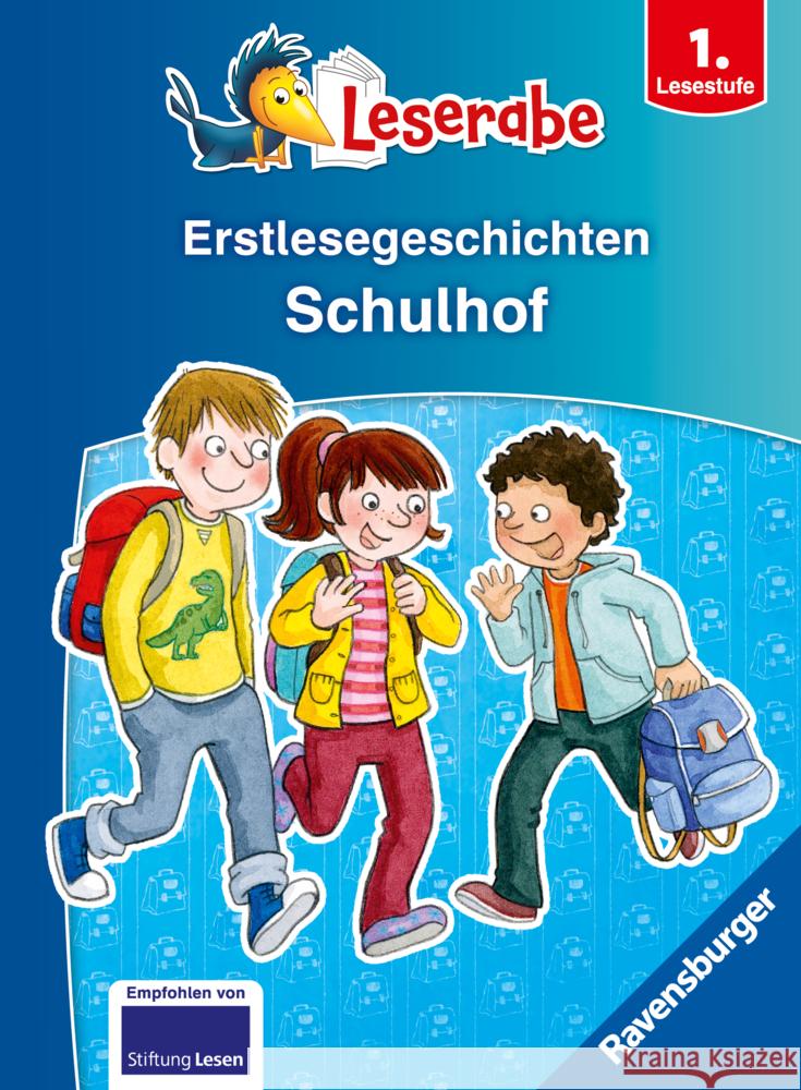 Erstlesegeschichten: Schulhof - Leserabe 1. Klasse - Erstlesebuch für Kinder ab 6 Jahren Arend, Doris, Ondracek, Claudia 9783473463565 Ravensburger Verlag - książka