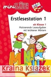 Erstlesestation, ab Klasse 1. Tl.1 : Motivierende Leseaufgaben mit leichteren Wörtern Müller, Heiner Vogel, Heinz  9783894141523 Westermann Lernspielverlag - książka