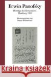 Erwin Panofsky : Beiträge des Symposions Hamburg 1992  9783050023922 Akademie Verlag