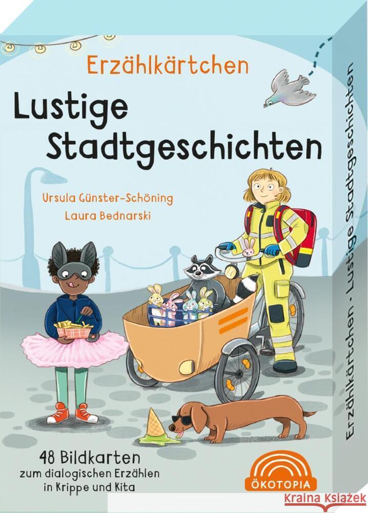 Erzählkärtchen: Lustige Stadtgeschichten Günster-Schöning, Ursula 9783960463856 Klett Kita - książka