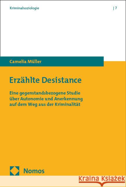 Erzählte Desistance Müller, Camelia 9783756001514 Nomos - książka