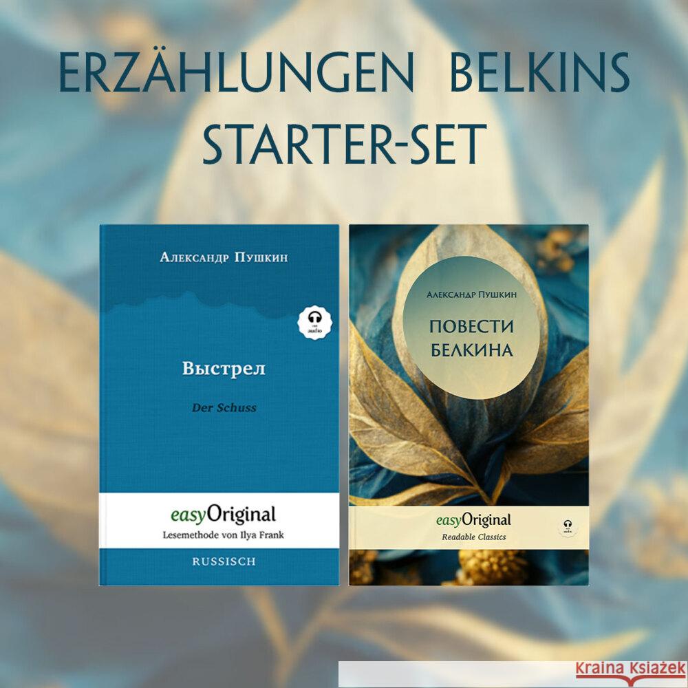 Erzählungen Belkins (mit Audio-Online) - Starter-Set - Russisch-Deutsch, m. 1 Audio, m. 1 Audio, 2 Teile  9783991126713 EasyOriginal - książka