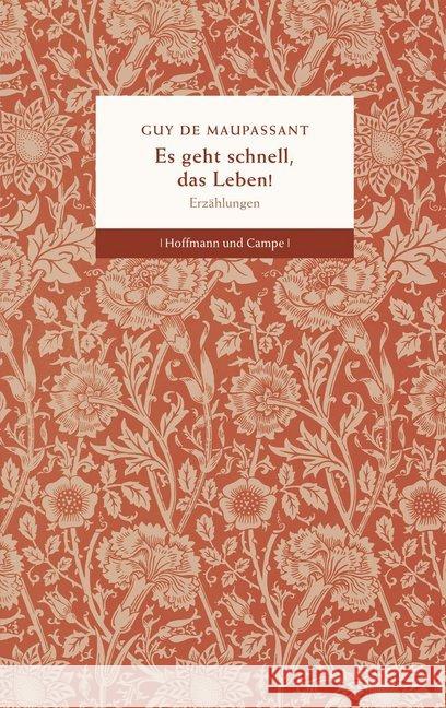 Es geht schnell, das Leben! : Erzählungen Maupassant, Guy de 9783455404135 Hoffmann und Campe - książka