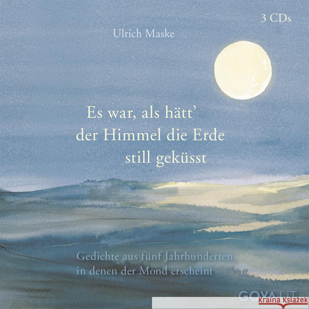 Es war als hätt der Himmel die Erde still geküsst, 3 Audio-CD Maske, Ulrich, Kaléko, Mascha, u.v.m. 9783833731341 Jumbo Neue Medien - książka