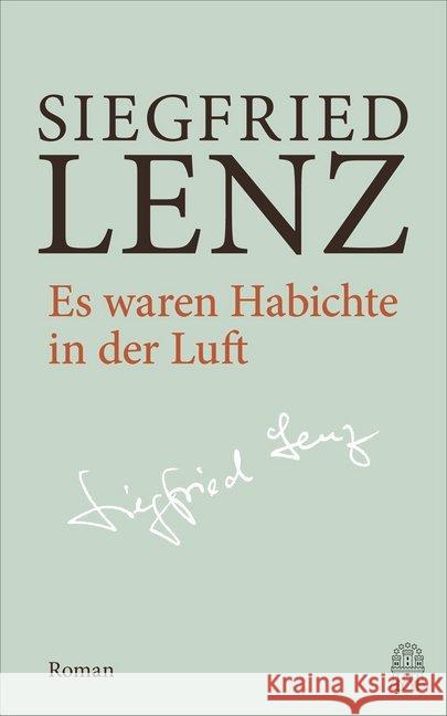 Es waren Habichte in der Luft : Roman Lenz, Siegfried 9783455405910 Hoffmann und Campe - książka