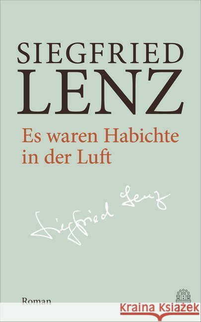 Es waren Habichte in der Luft : Roman Lenz, Siegfried 9783455405910 Hoffmann und Campe - książka