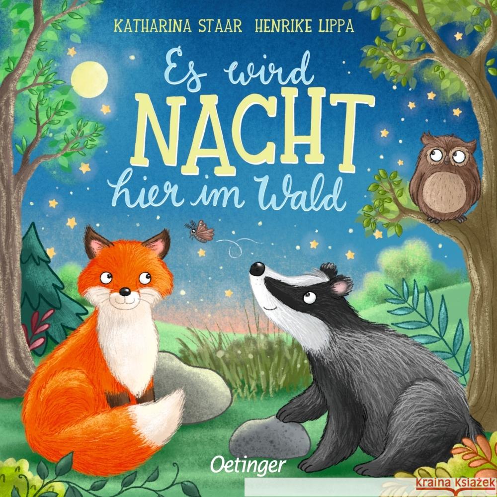 Es wird Nacht hier im Wald Lippa, Henrike 9783751205481 Oetinger - książka