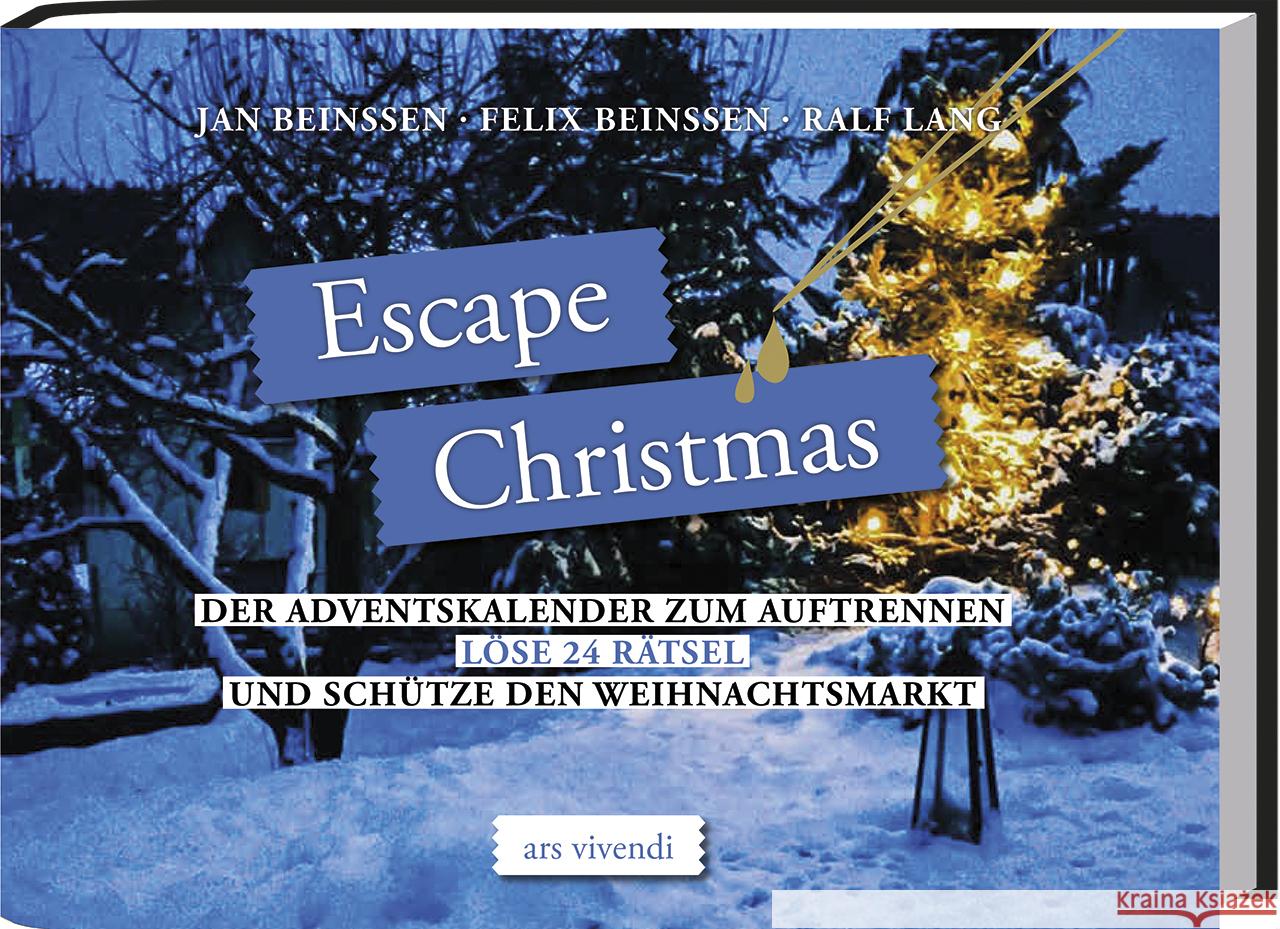 Escape Christmas Adventskalender 2022 Beinßen, Jan, Beinßen, Felix, Lang, Ralf 9783747203941 ars vivendi - książka