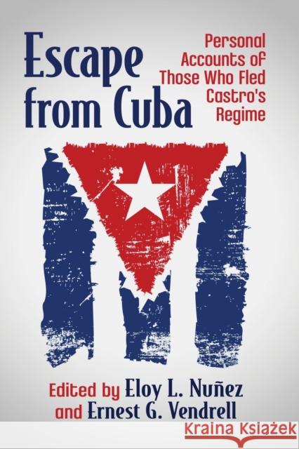 Escape from Cuba: Personal Accounts of Those Who Fled Castro's Regime Eloy L. Nunez Ernest G. Vendrell 9781476676043 McFarland & Company - książka