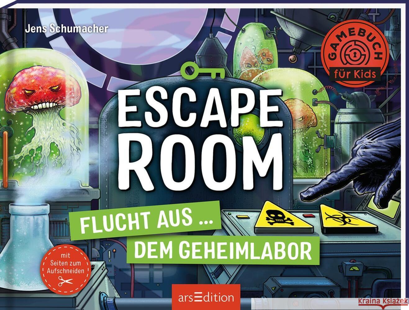 Escape Room - Flucht aus ... dem Geheimlabor Schumacher, Jens 9783845850139 ars edition - książka