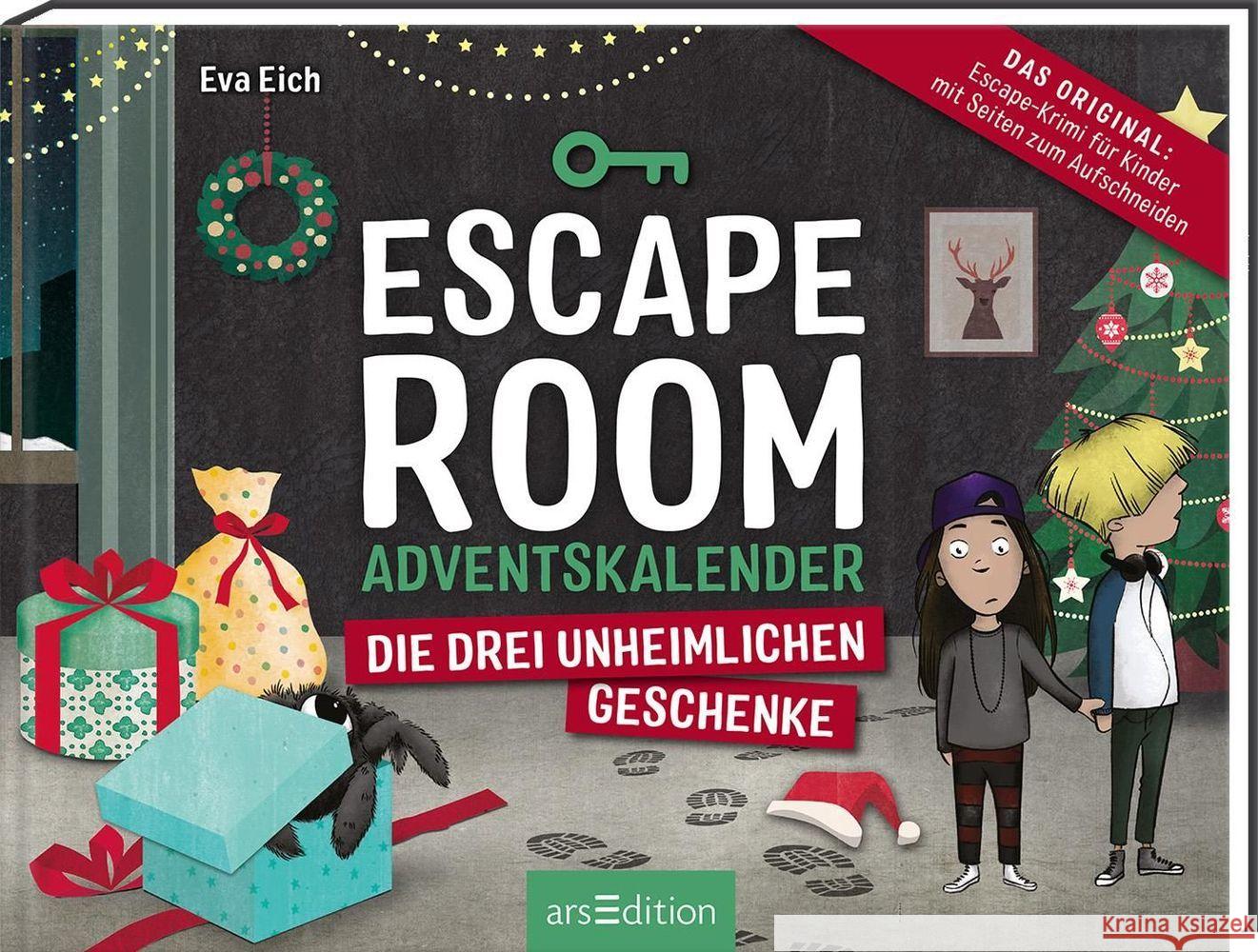 Escape Room Adventskalender - Die drei unheimlichen Geschenke Eich, Eva 9783845839561 ars edition - książka