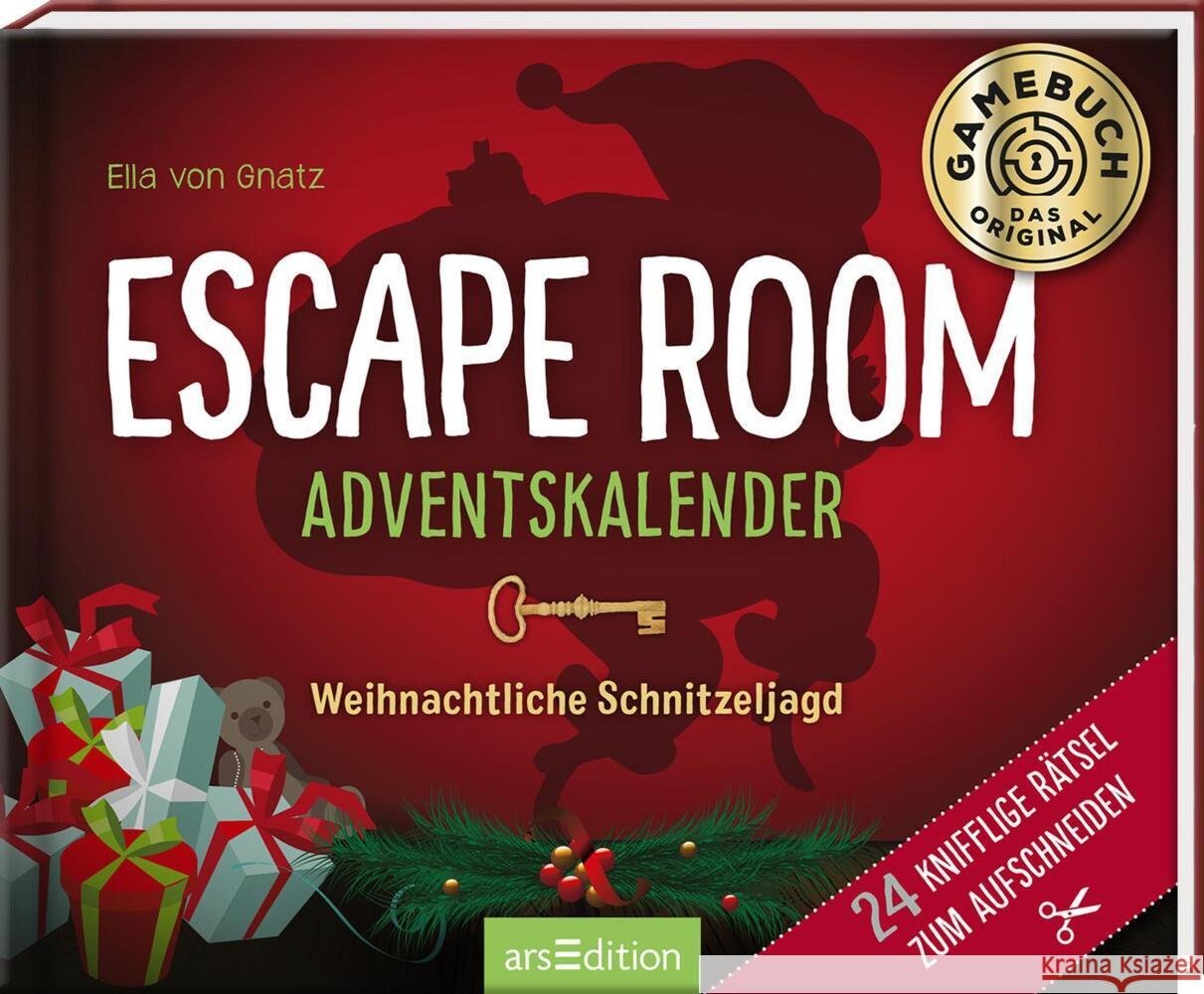 Escape Room Adventskalender. Weihnachtliche Schnitzeljagd  9783845842356 ars edition - książka