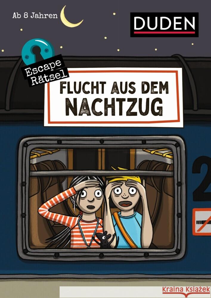 Escape-Rätsel - Flucht aus dem Nachtzug Eck, Janine, Rogler, Ulrike 9783411770656 Duden - książka