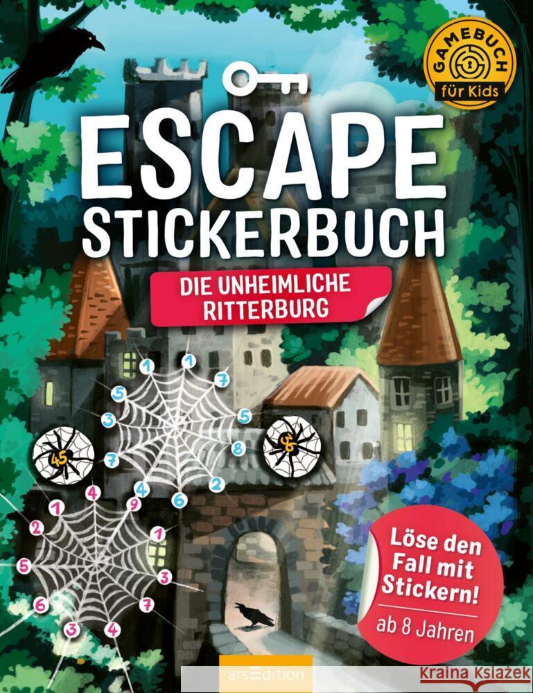Escape-Stickerbuch - Die unheimliche Ritterburg Kiefer, Philip 9783845851754 ars edition - książka