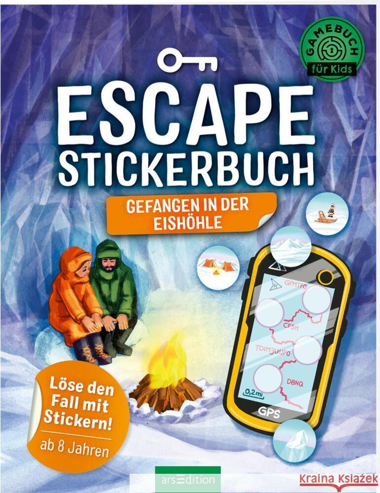 Escape-Stickerbuch - Gefangen in der Eishöhle Kiefer, Philip 9783845848686 ars edition - książka