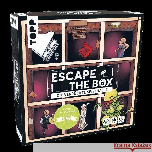 Escape The Box - Das verfluchte Herrenhaus (Spiel) : Das ultimative Escape-Room-Erlebnis als Gesellschaftsspiel! Zimpfer, Simon, Frenzel, Sebastian, Sgoda, Sabrina 4007742181024 Frech - książka