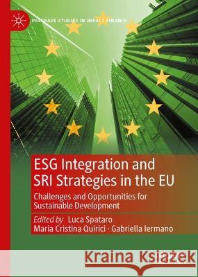 ESG Integration and SRI Strategies in the EU  9783031364563 Springer Nature Switzerland - książka