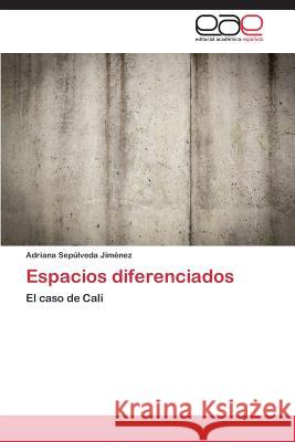 Espacios diferenciados Sepúlveda Jiménez Adriana 9783844347258 Editorial Academica Espanola - książka