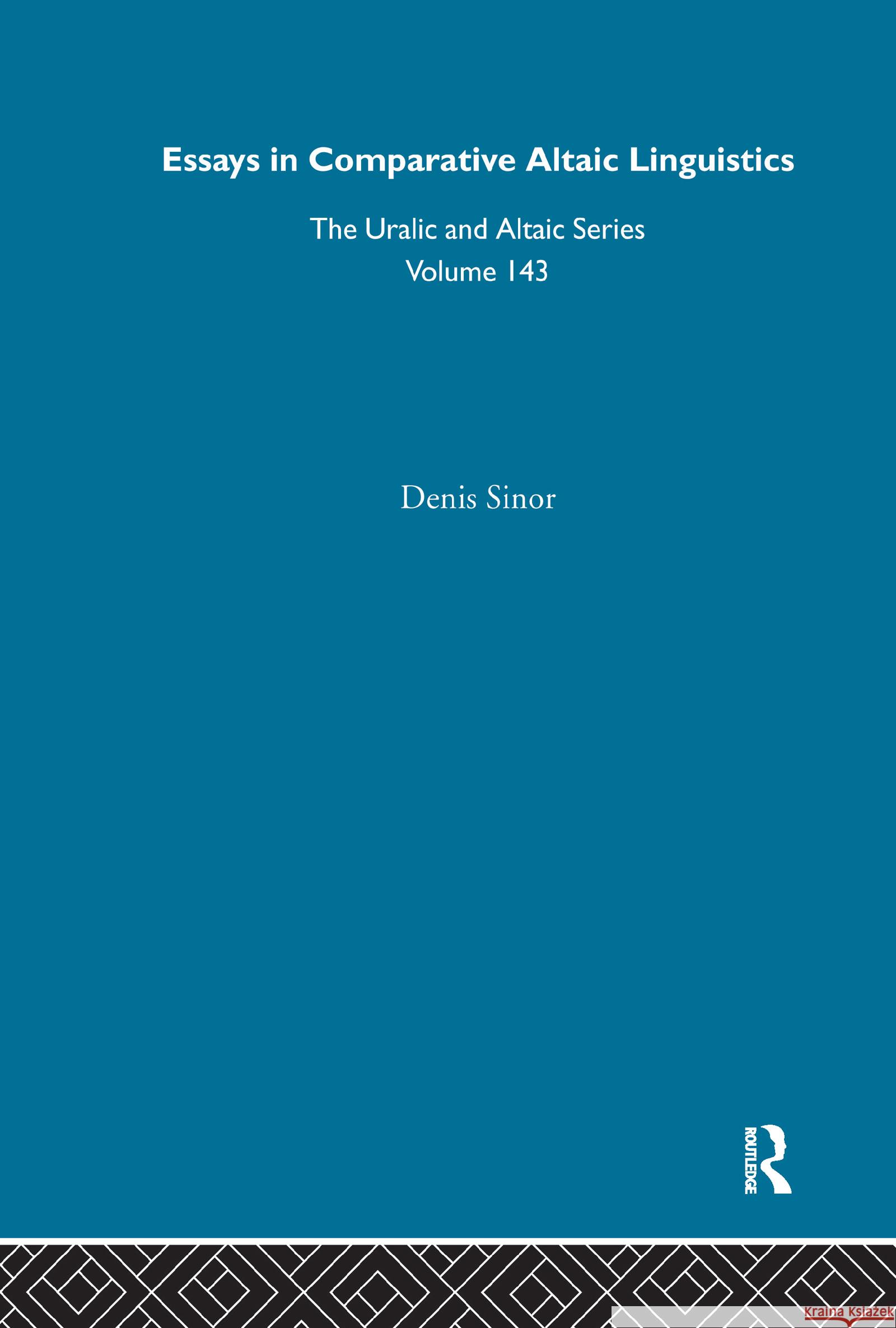 Essays in Comparative Altaic Linguistics Denis Sinor 9780700709434 Taylor & Francis - książka