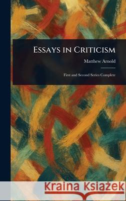 Essays in Criticism Matthew Arnold 9781025253138 Anson Street Press - książka