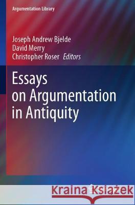 Essays on Argumentation in Antiquity  9783030708191 Springer International Publishing - książka