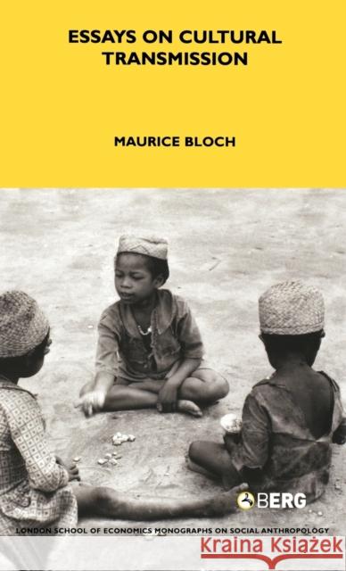 Essays on Cultural Transmission M Bloch 9781845202866  - książka