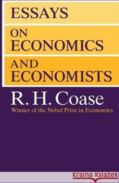 Essays on Economics and Economists R. H. Coase 9780226111032 University of Chicago Press - książka