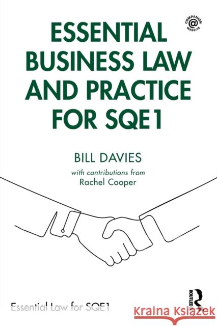 Essential Business Law and Practice for Sqe1 Davies, Bill 9781032267531 Taylor & Francis Ltd - książka